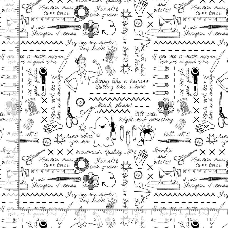 Sweary Stitching, Quilty Helpurrs, Pammie Jane, Dear Stella | Half Yard Listing