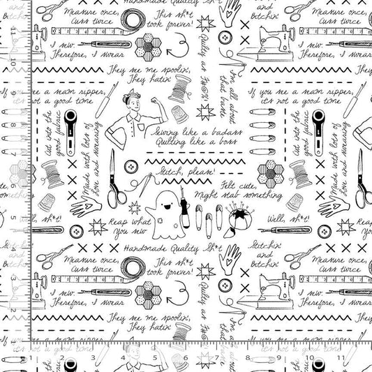 Sweary Stitching, Quilty Helpurrs, Pammie Jane, Dear Stella | Half Yard Listing