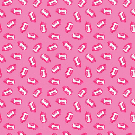 Wax Lips in Fuchsia, Costume Party,  Pammie Jane, Dear Stella | Half Yard Listing