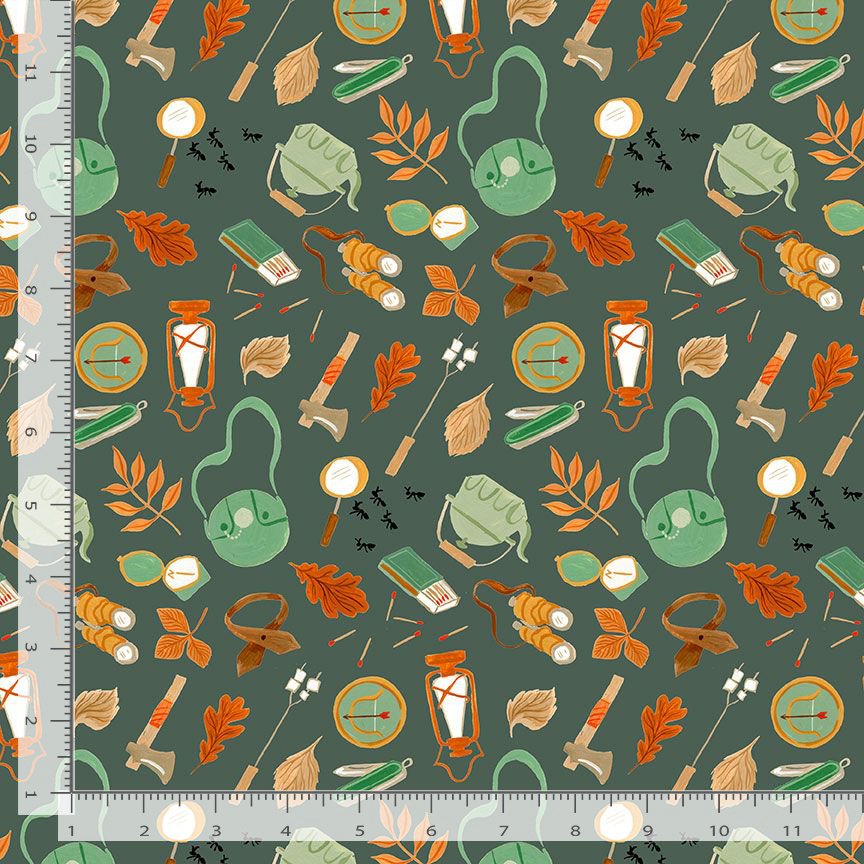 Camping Supplies, Camping Crew, Rae Ritchie, Dear Stella| Half Yard Listing