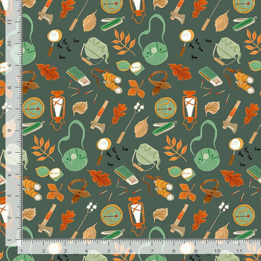 Camping Supplies, Camping Crew, Rae Ritchie, Dear Stella| Half Yard Listing