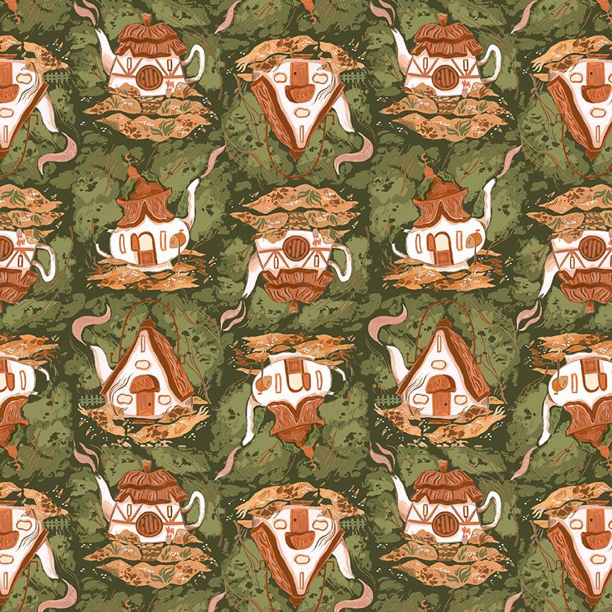 Tea Party, Bramble Bakery, Rae Ritchie, Dear Stella| Half Yard Listing