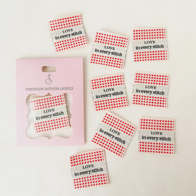 Check Love, Sew In, Woven Labels, Minki Kim, Riley Blake| Notions and Gifts