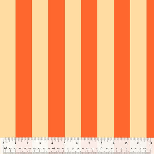Forestburgh, Broadstripe, Orange on Peach | Half Yard Listing