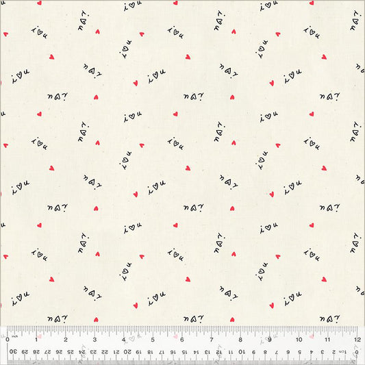 Love Letter, I Heart You, Miniatures, Windham | Half Yard Listing