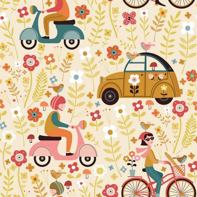 L'Art de Vivre, Bon Voyage, Dashwood Studios| Half Yard Listing
